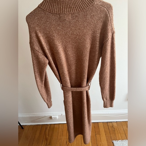 Rachel Zoe turtleneck dress, caramel camel - Picture 3 of 4